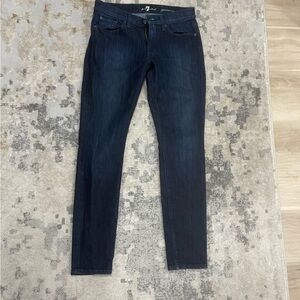 Dark Blue Women's 7 Jeans